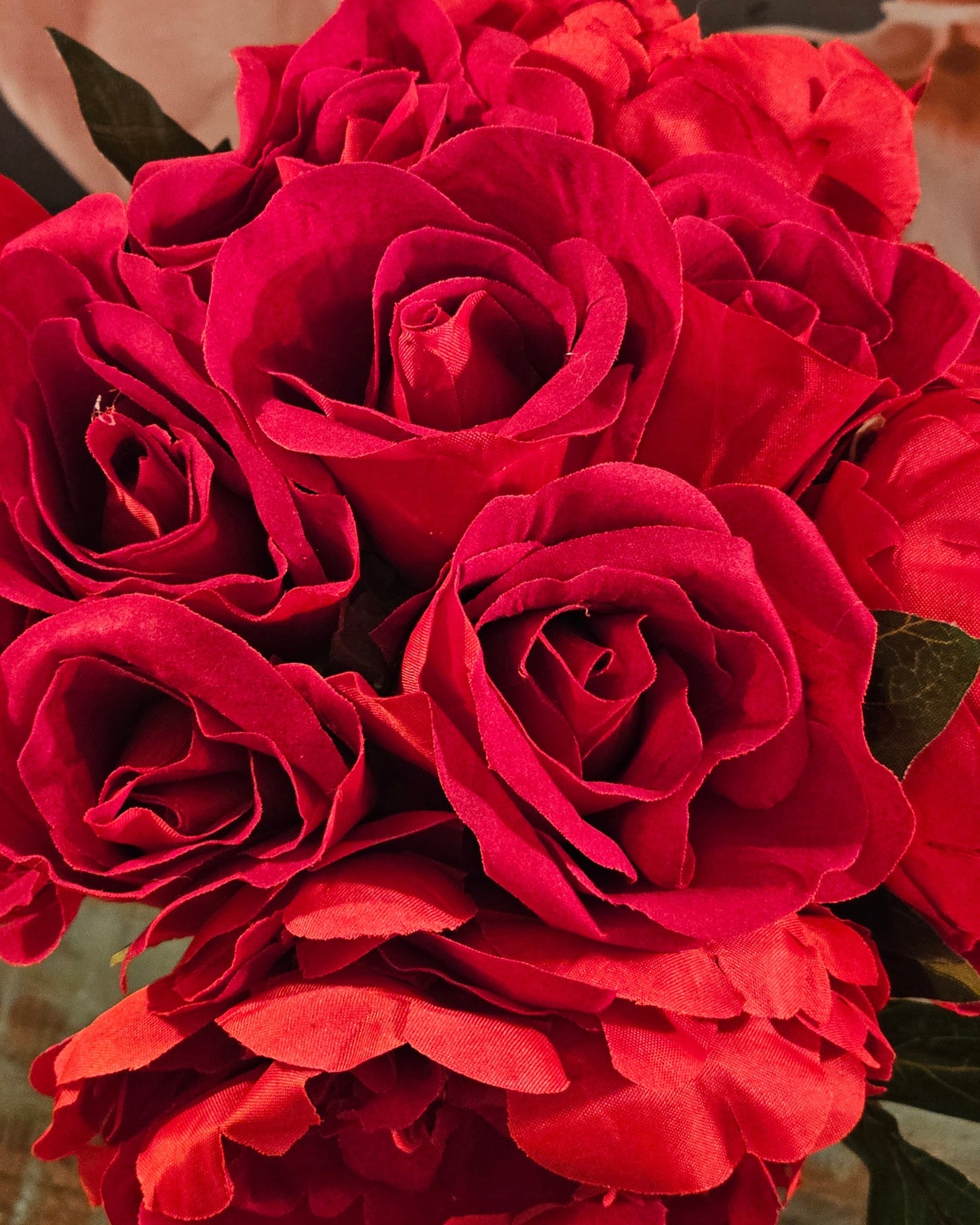 Red Velvet Rose and Peony Bouquet