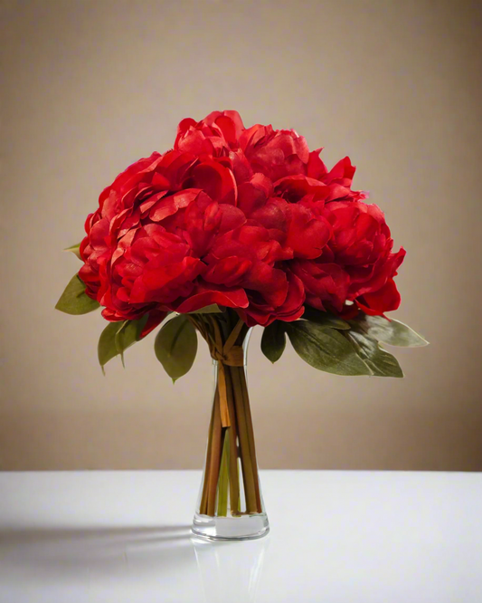 Peony Bouquet RED