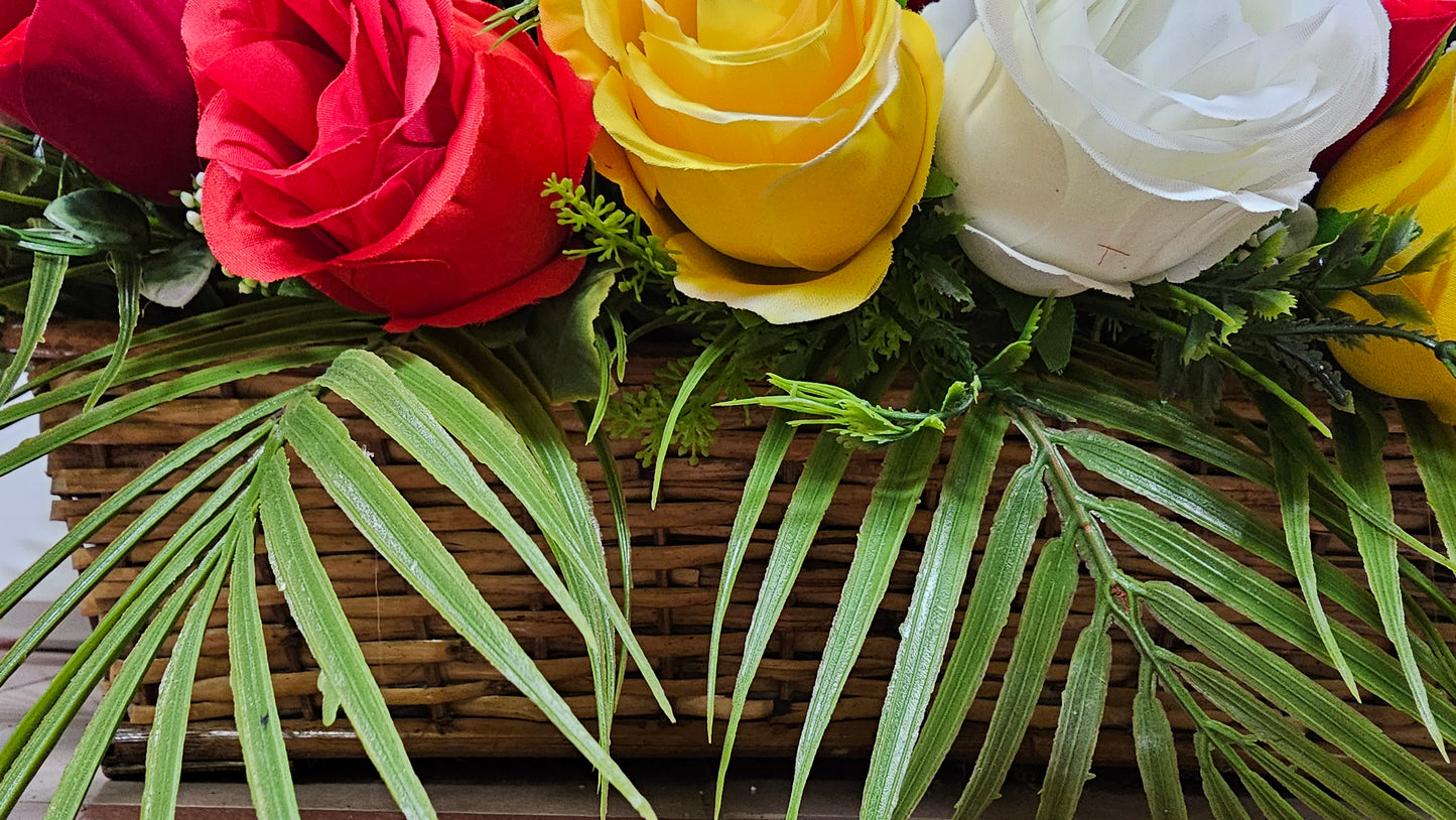 Multi Color Rose Arrangement