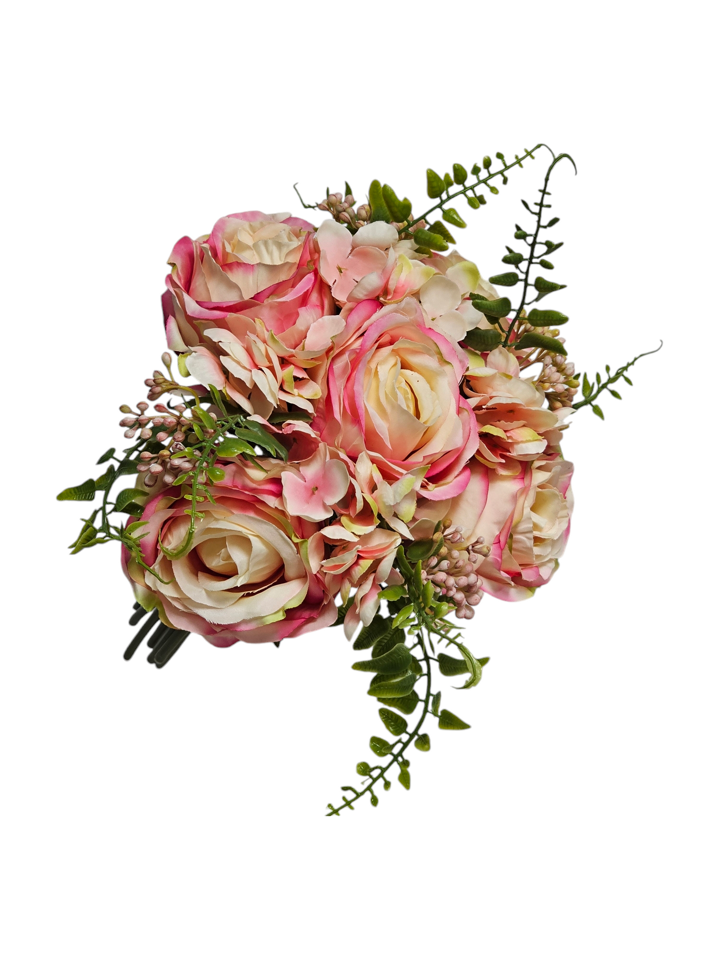 10” Rose/Hydrangea/Berry Bouquet - MVCM