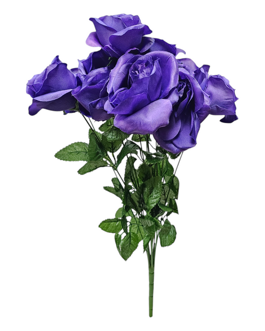 Open Rose x12 Purple