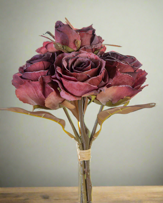 12” Dried Rose / Hydrangea Bundle - BG