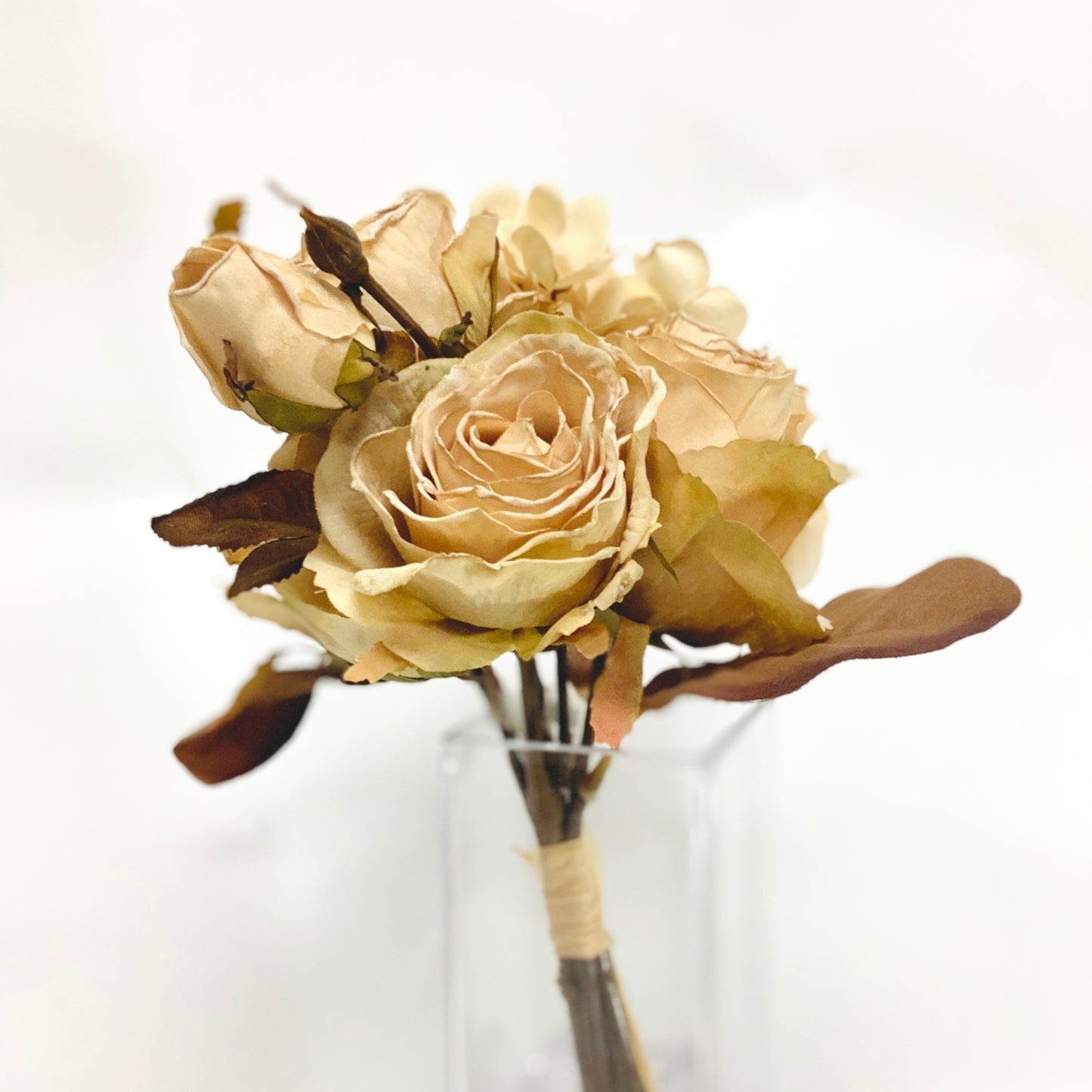 12” Dried Rose / Hydrangea Bundle - BE