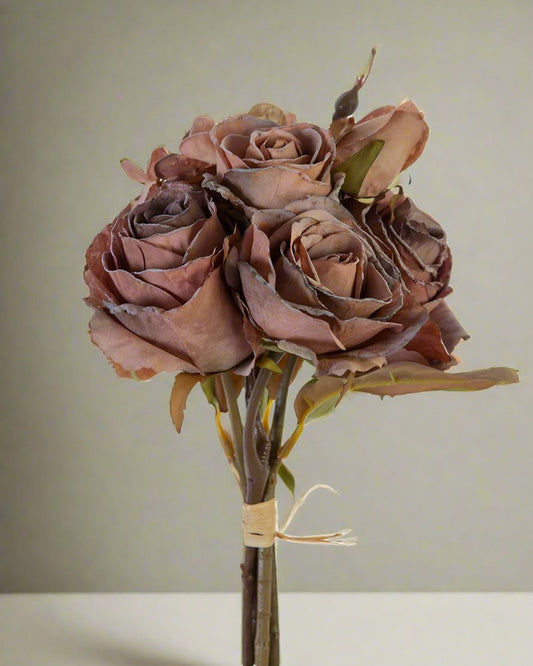 12” Dried Rose / Hydrangea Bundle - DP