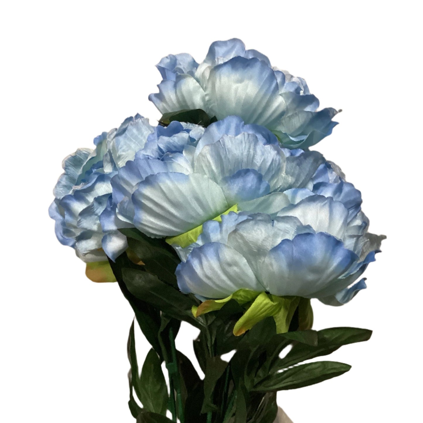 22” PEONY BUSH X7 LT BLUE