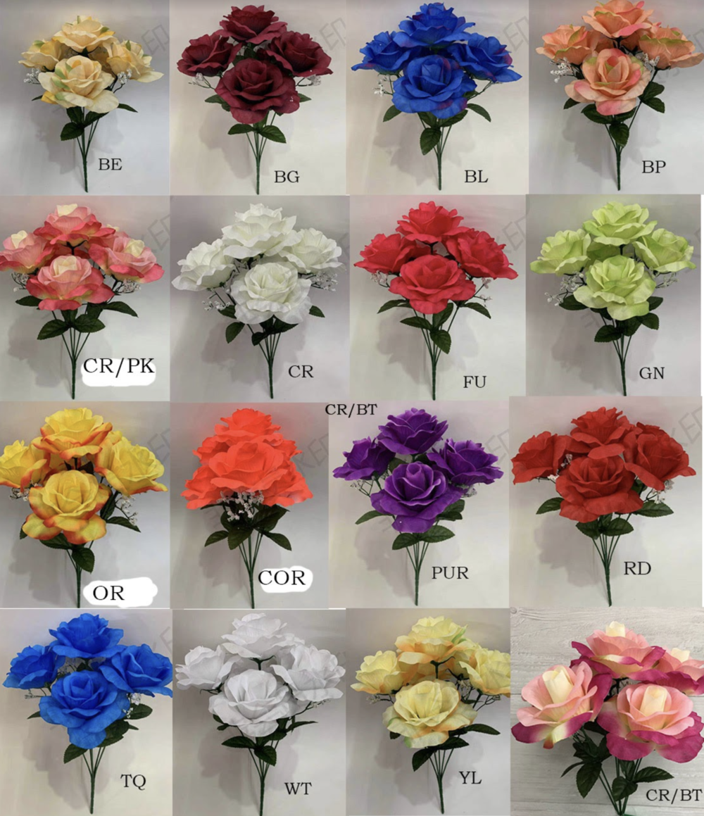 Rose  Bush x6 SINGLE 6687