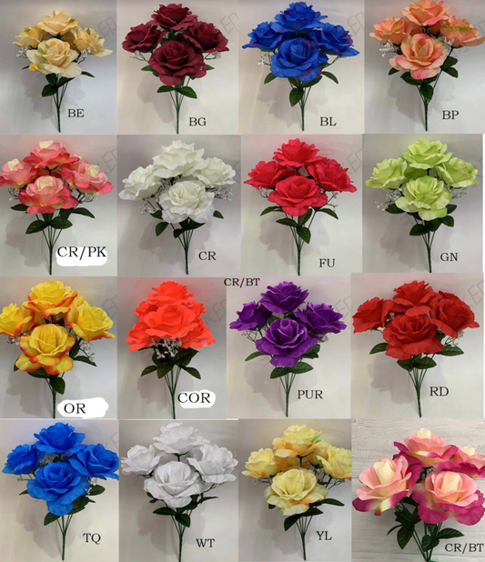 Rose  Bush x6 SINGLE 6687