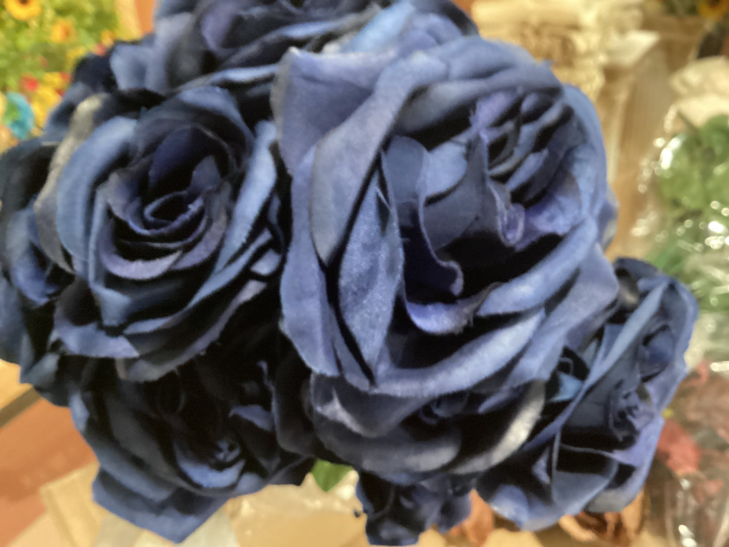 22 IN Micro Peach Rose Bush - RO BLUE