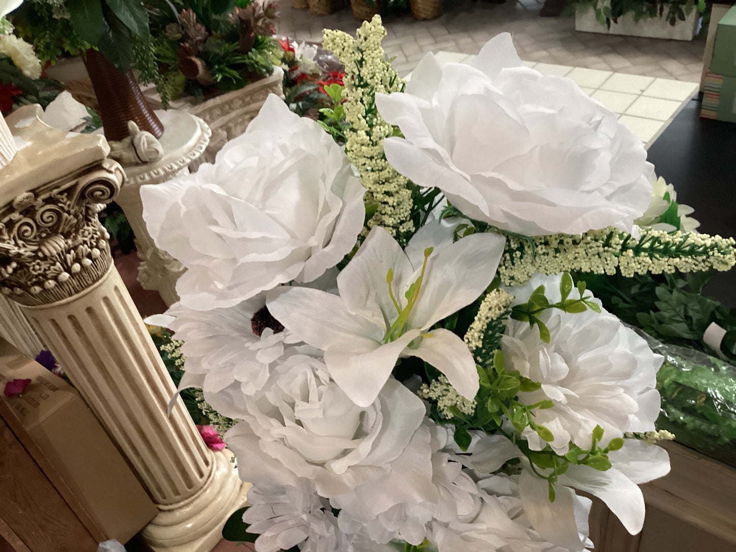 XL Rose/Daisy/Lily Bush x 36 -WT