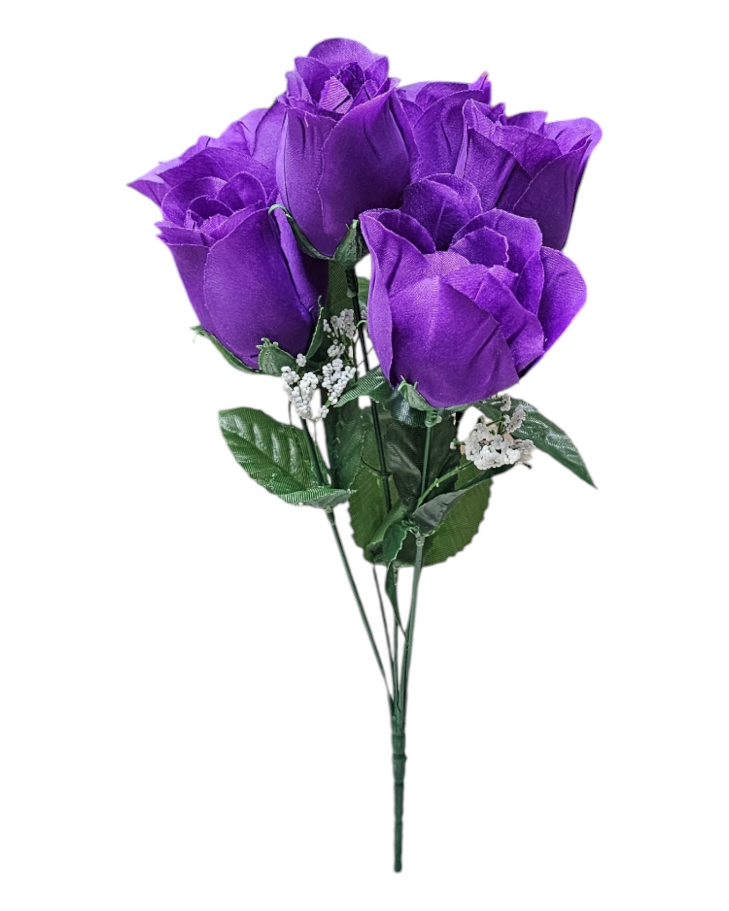 Closed Rose Bush Single Purple