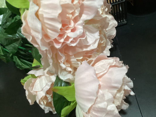 22” PEONY BUSH X7 PINK