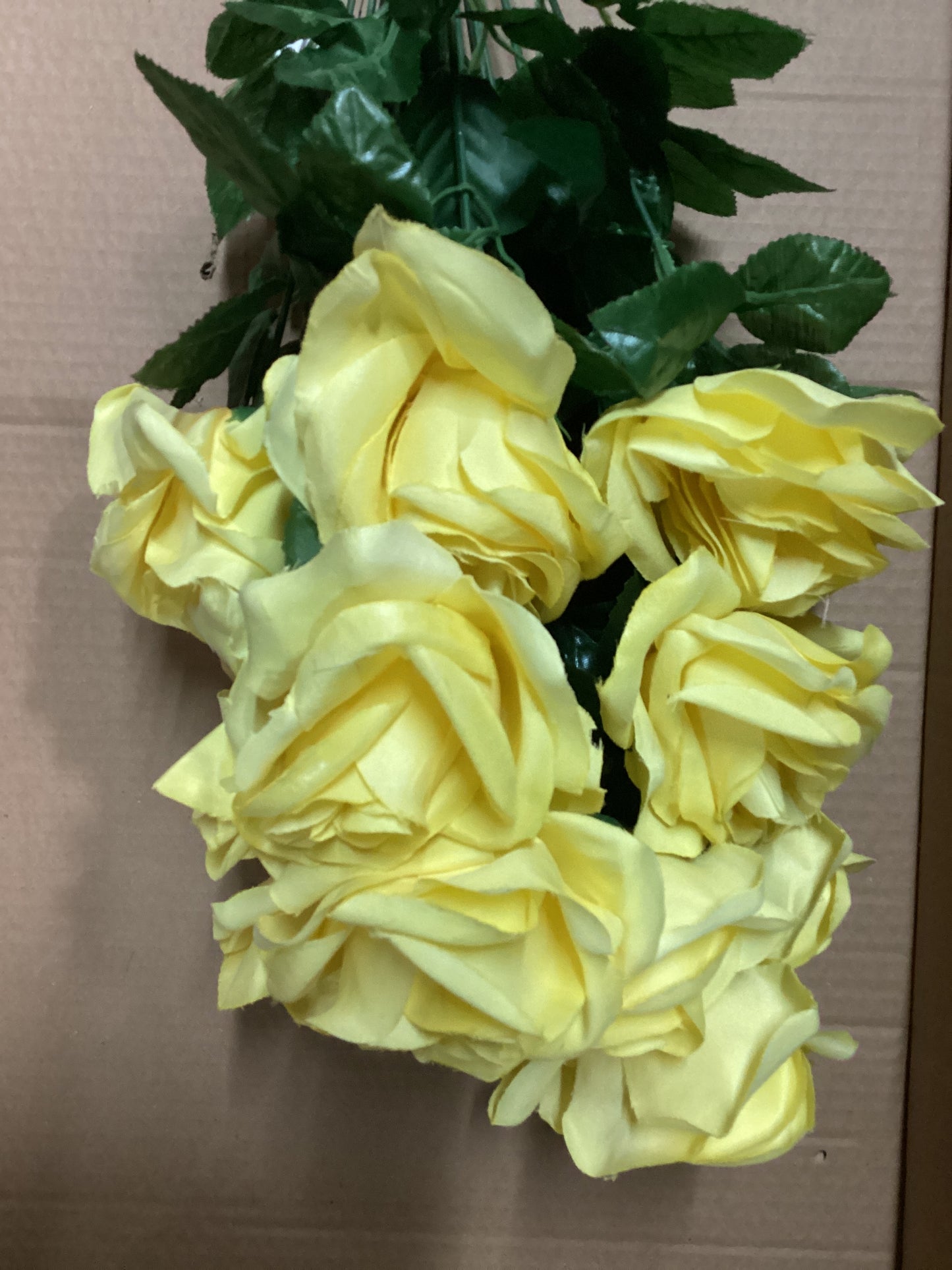 22 IN Micro Rose Bush - YELLOW