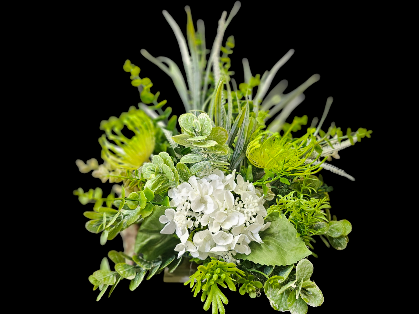 Hydrangea Eucalyptus Arrangement